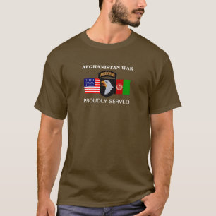 101E GUERRE AÉRIENNE AFGHANISTAN T-SHIRT DE LONGU