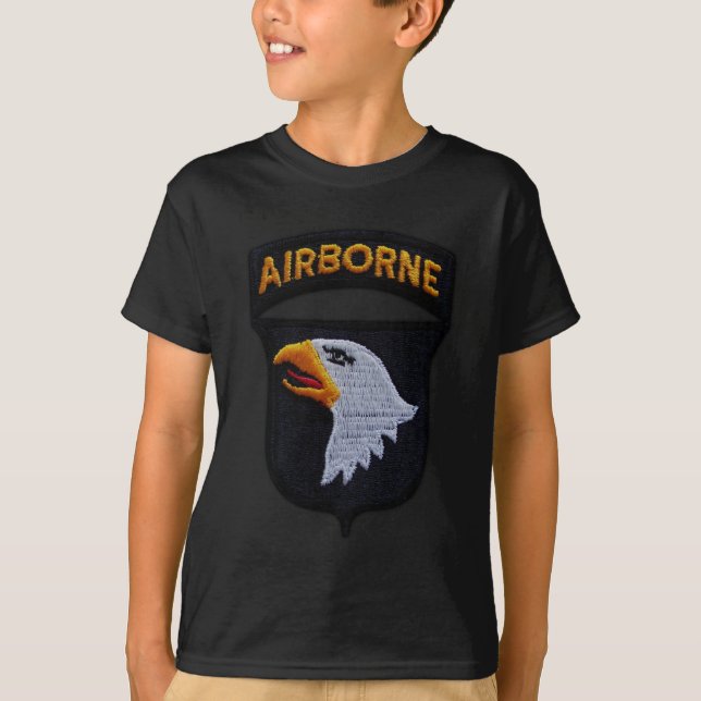 101st ABN Airborne Division Screaming Eagles Vets T-Shirt (Front)