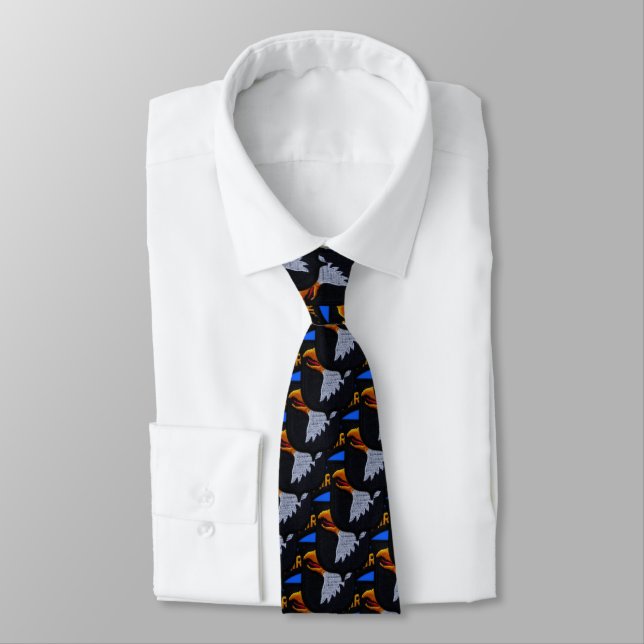 101st ABN Airborne Screaming Eagles Veterans Vets Tie (Tied)