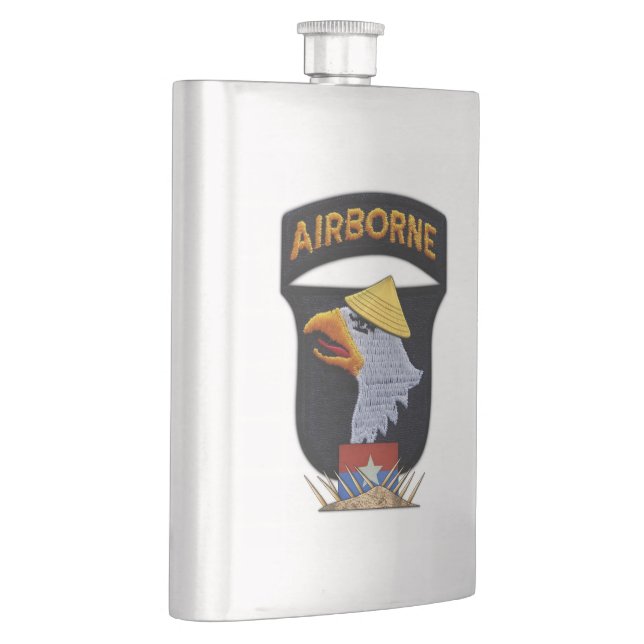 101st ABN Screaming Eagles Vietnam War Vets LURPS Hip Flask (Right)