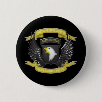 101st Airborne 3D 2 Inch Round Button