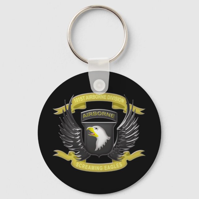 101st Airborne 3D Keychain (Front)
