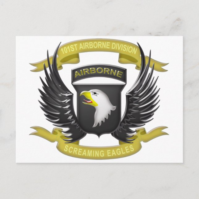 101st Airborne 3D Postcard (Front)