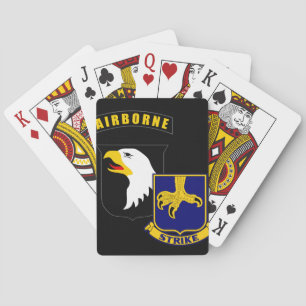 101st Airborne 502nd Infantry Playing Cards