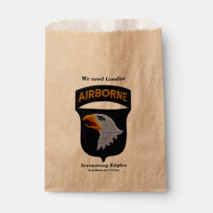 101st Airborne ABN Screaming Eagles LRRPS Veterans Favour Bag