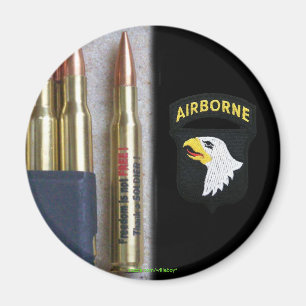 101st airborne beret flash patch iraq vet magnet