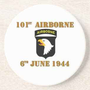 101st Airborne D-Day Normandy Coaster