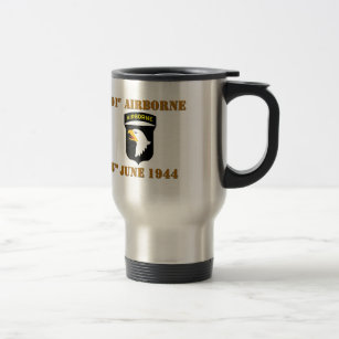 101st Airborne D-Day Normandy Travel Mug