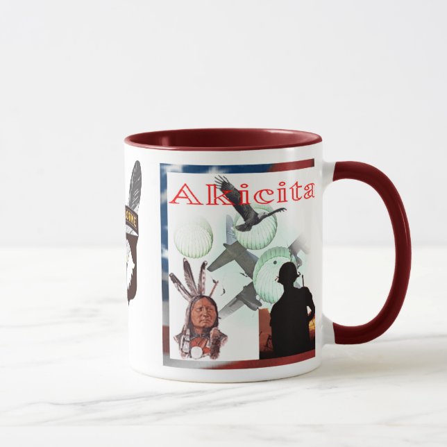 101st Airborne Div - Akicita Mug (Right)
