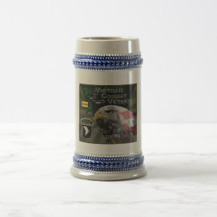 101st Airborne Div Vietnam Combat Veteran Beer Stein