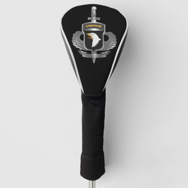 101st Airborne Division "Afghanistan" Golf Head Cover (Front)