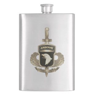 101st Airborne Division “Afghanistan Veteran” Flas Hip Flask