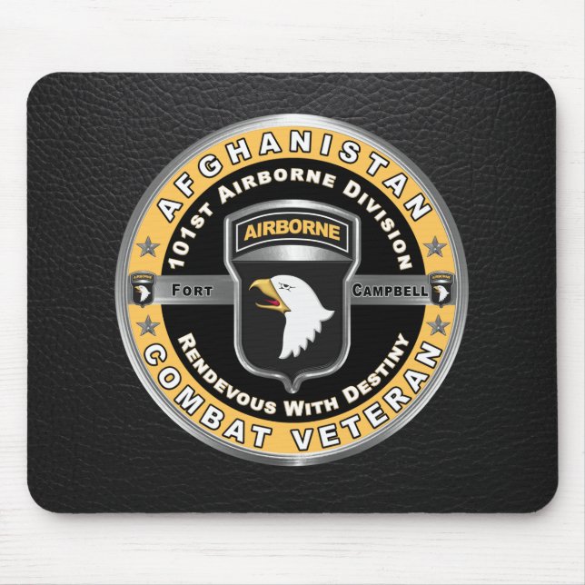 101st Airborne Division Afghanistan Veteran  Mouse Pad (Front)