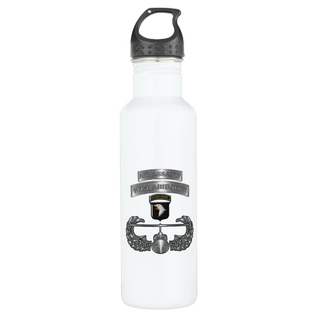 101st Airborne Division "Air Assault" 710 Ml Water Bottle (Front)