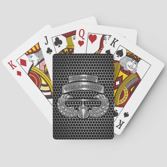 101st Airborne Division Air Assault Playing Cards (Back)