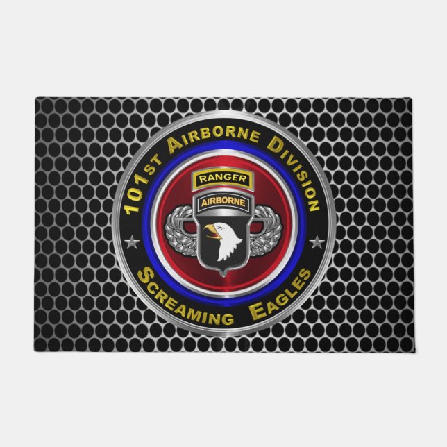 101st Airborne Division Airborne Ranger Doormat (Front)