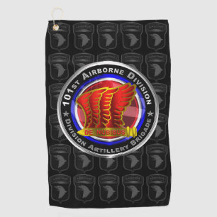 101st Airborne Division Artillery Brigade Golf Towel