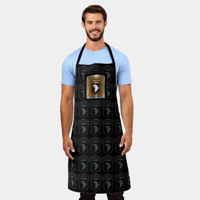 101st Airborne Division Custom Designed  Apron (Worn)