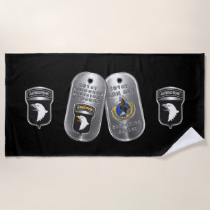  101st Airborne Division Customized Beach Towel