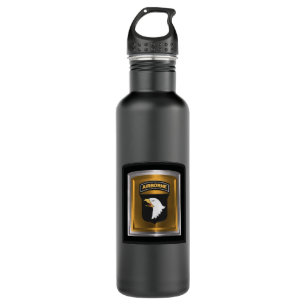 101st Airborne Division Customized Patch 710 Ml Water Bottle