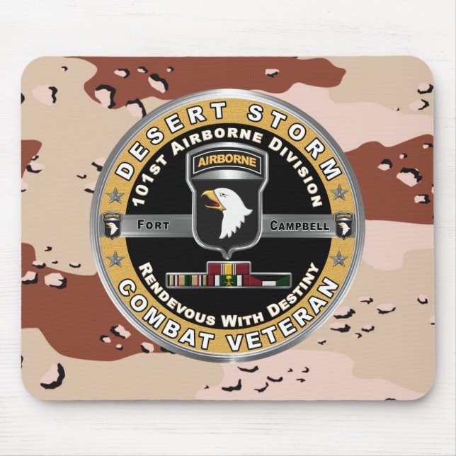 101st Airborne Division Desert Storm  Mouse Pad (Front)