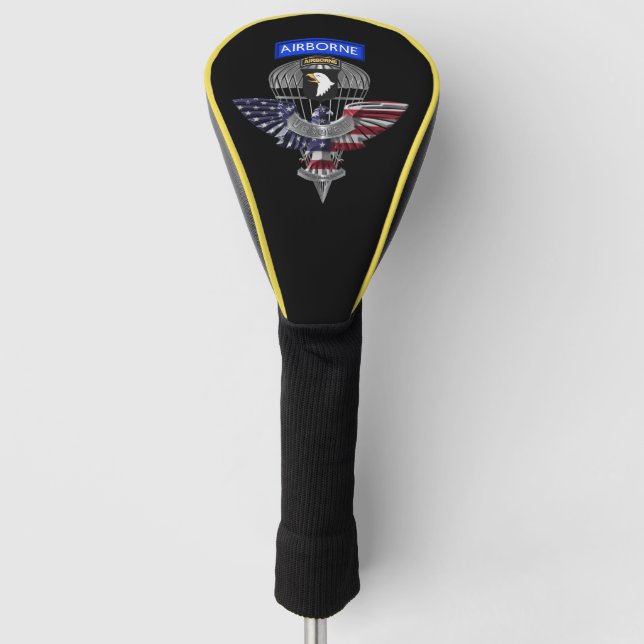 101st Airborne Division Golf Head Cover (Front)