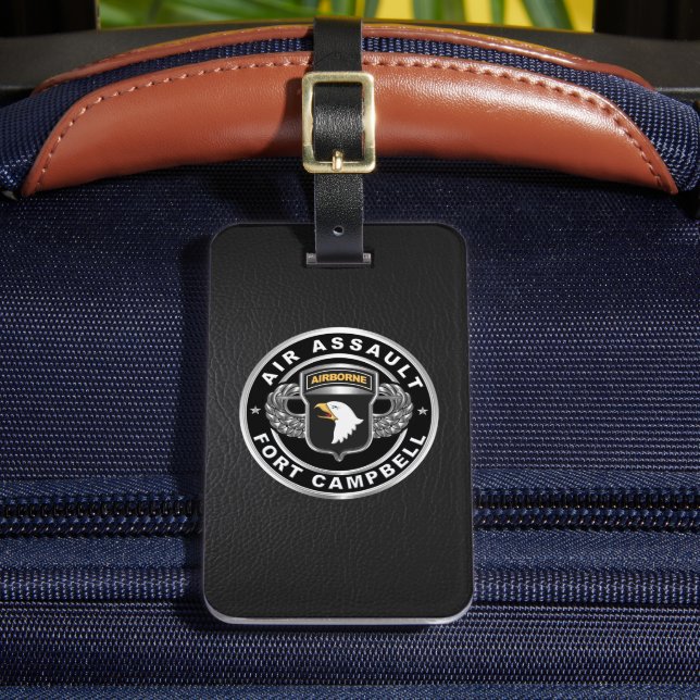 101st Airborne Division   Luggage Tag (Front Insitu 2)