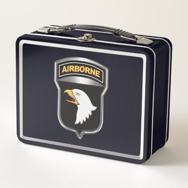 101st Airborne Division Metal Lunch Box (Front)
