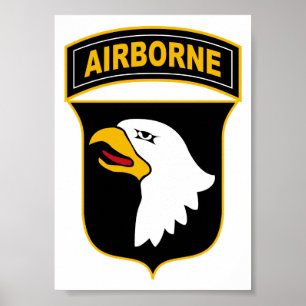 101st Airborne Division Military Veteran Poster