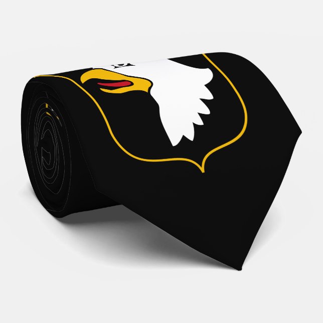 101st Airborne Division Military Veteran Tie (Rolled)