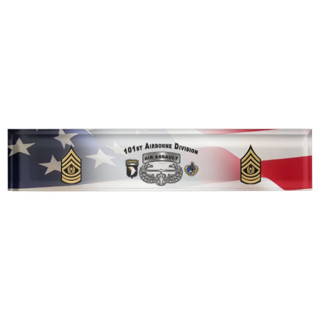 101st Airborne Division  Nameplate (Front)