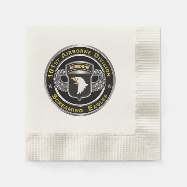 101st Airborne Division  Napkin (Front)