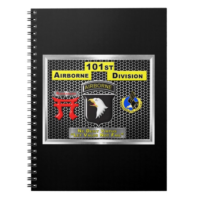 101st Airborne Division Notebook (Front)