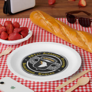 101st Airborne Division Paper Plate