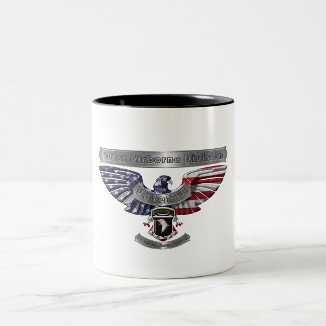 101st Airborne Division “Proud To Have Served” Two-Tone Coffee Mug (Center)