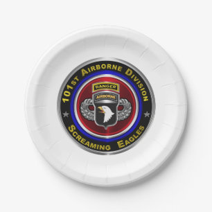 101st Airborne Division Ranger Custom Paper Plate
