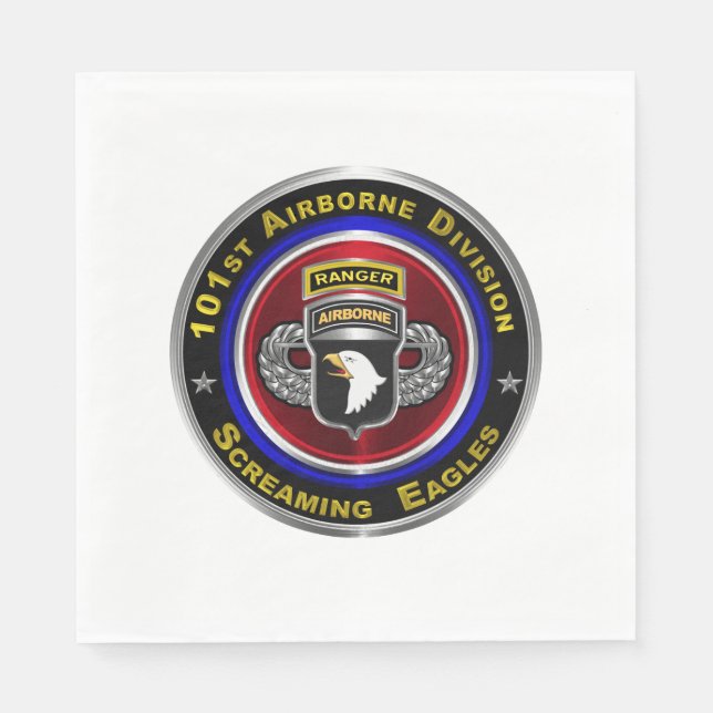 101st Airborne Division Ranger Napkin (Front)