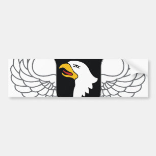 101st Airborne Division "Screaming Eagles" Bumper Sticker