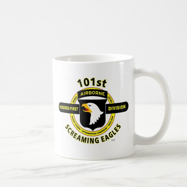 101ST AIRBORNE DIVISION "SCREAMING EAGLES" COFFEE MUG (Right)