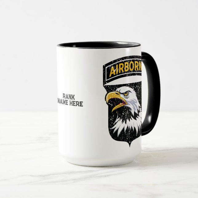 101st Airborne Division "Screaming Eagles" Custom Mug (Front Right)