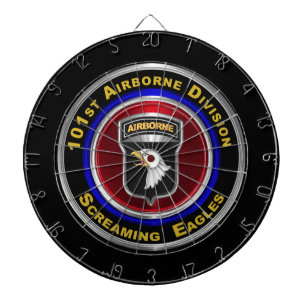 101st Airborne Division “Screaming Eagles” Dartboard