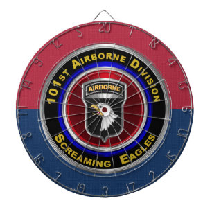 101st Airborne Division “Screaming Eagles” Dartboard