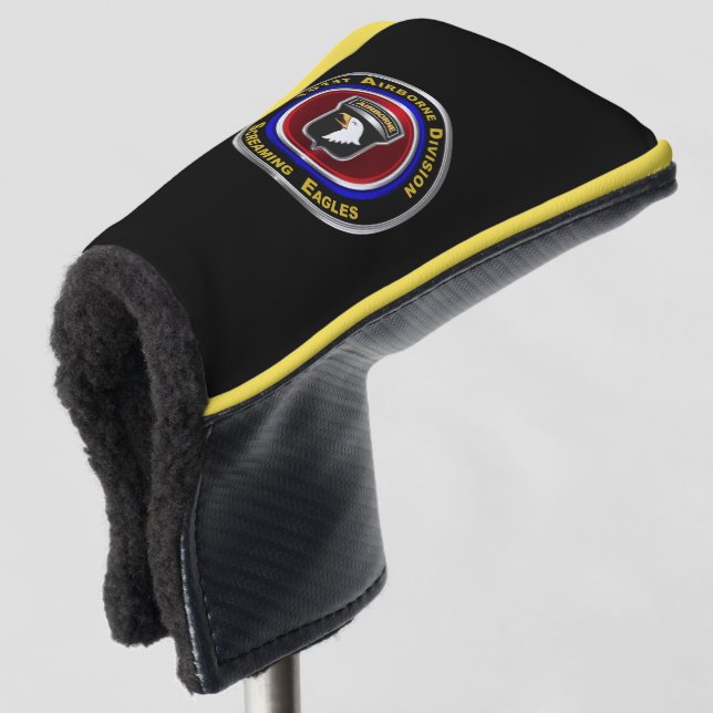 101st Airborne Division “Screaming Eagles” Golf Head Cover (3/4 Front)