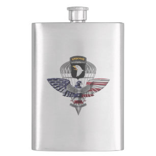 101st Airborne Division “Screaming Eagles” Hip Flask