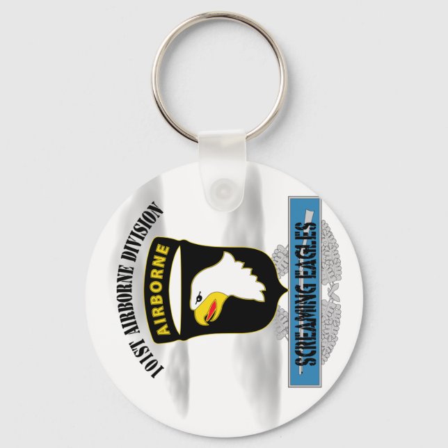101st Airborne Division "Screaming Eagles" Keychain (Front)
