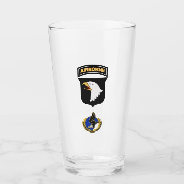 101st Airborne Division “Screaming Eagles”  Patch Glass (Front)