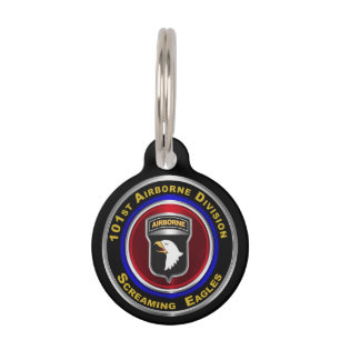 101st Airborne Division Screaming Eagles Pet Tag