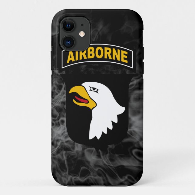 101st Airborne Division "Screaming Eagles" Smoke Case-Mate iPhone Case (Back)