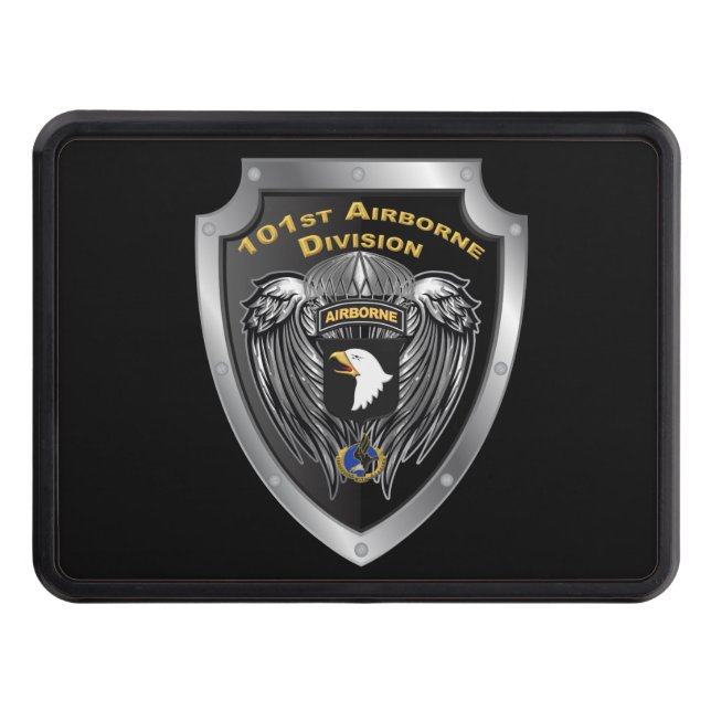 101st Airborne Division “Screaming Eagles” Trailer Hitch Cover (Front)