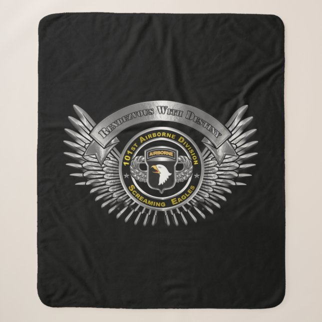 101st Airborne Division   Sherpa Blanket (Front)